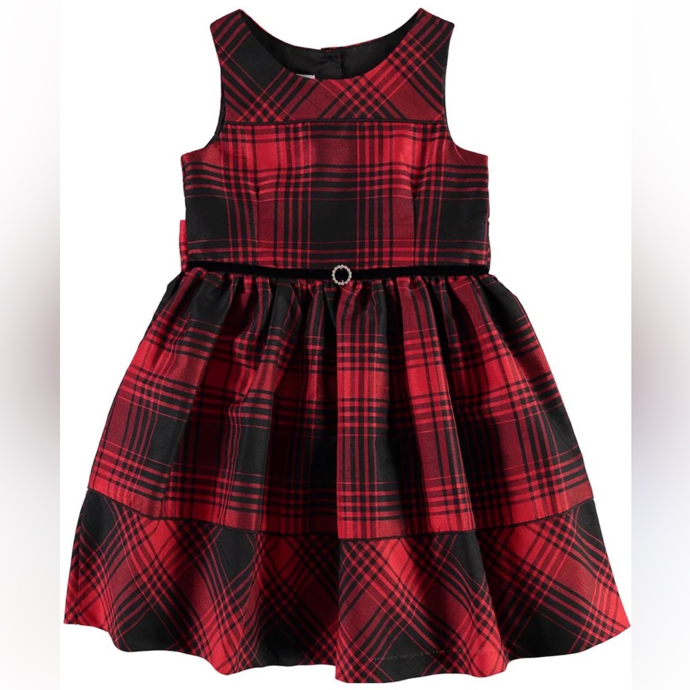 Marmellata Buffalo Plaid Holiday Dress